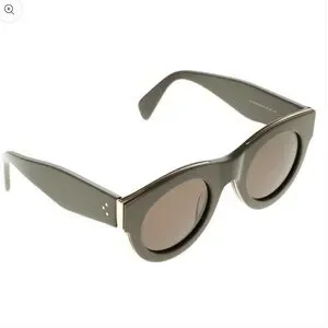 Celine | Accessories | Celine Sunglasses In Mocha With Gold 